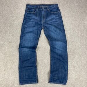 Levi's 527 Slim Bootcut Jeans Mens Size 36x34 Blue Indigo Classic Western Denim